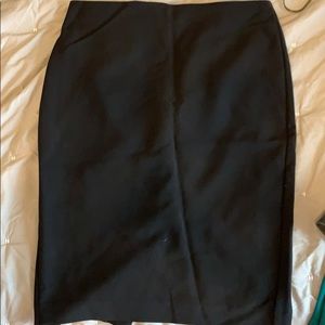 Gently worn black pencil skirt